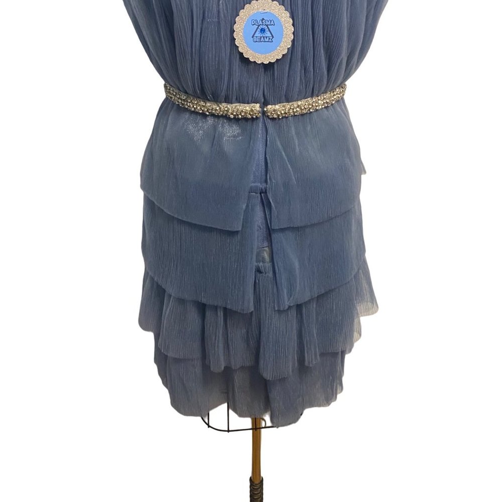 endless rose Modern Day Cinderella Strapless Tulle Dress Blue Extra Large - Picture 12 of 12